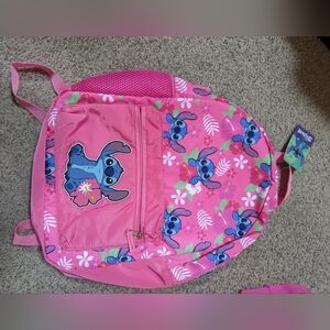 NWT. Pink Stitch Disney backpack Hawaii soft material